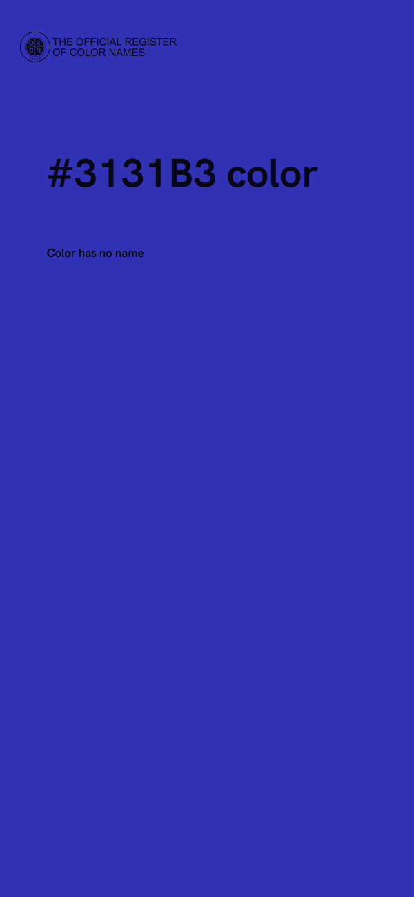 #3131B3 color image