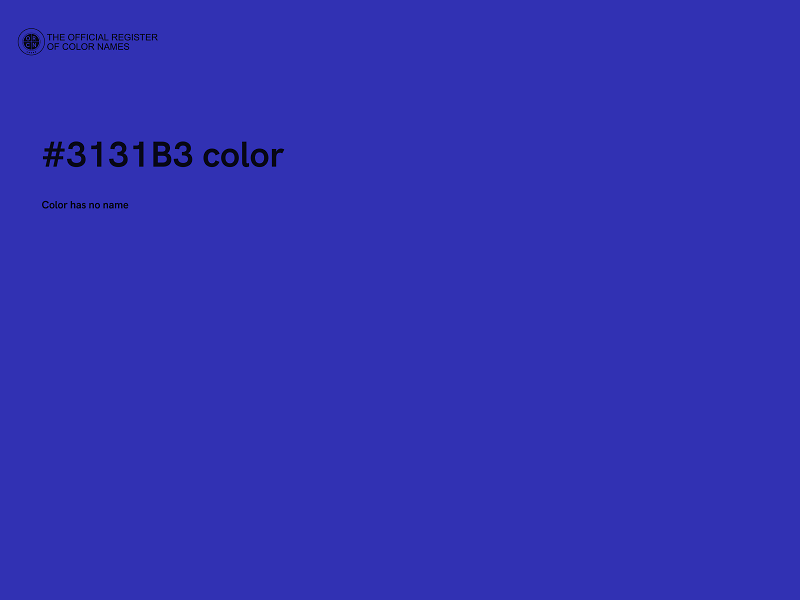 #3131B3 color image