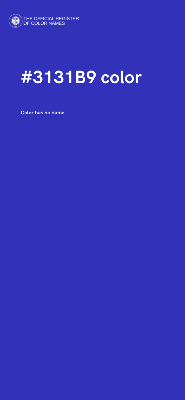 #3131B9 color image
