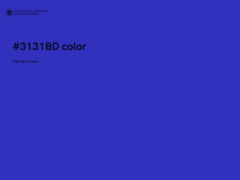 #3131BD color image