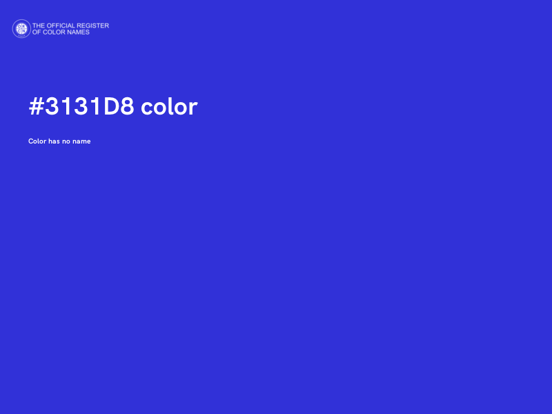 #3131D8 color image