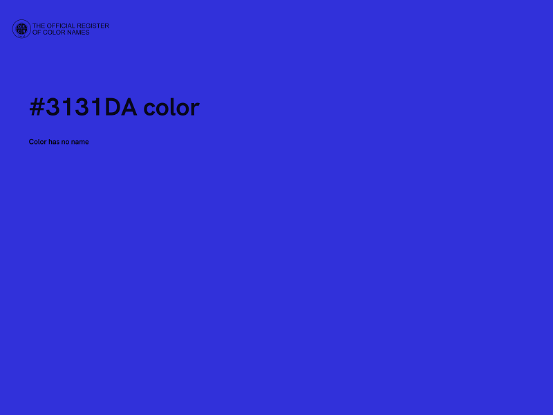 #3131DA color image