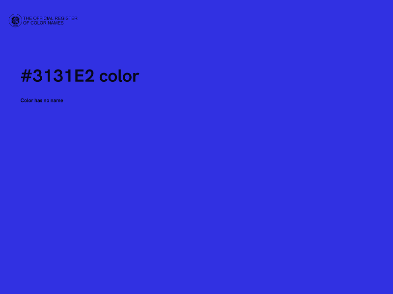 #3131E2 color image