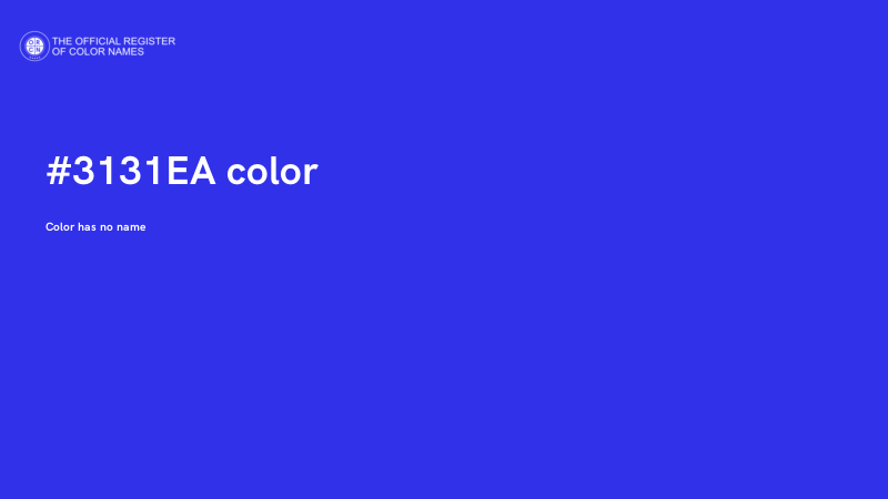 #3131EA color image
