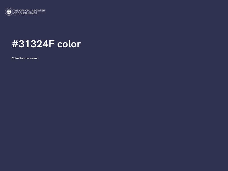 #31324F color image