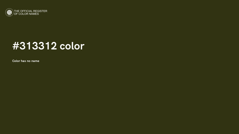 #313312 color image