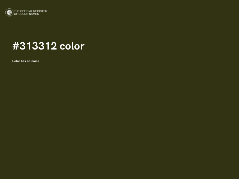 #313312 color image