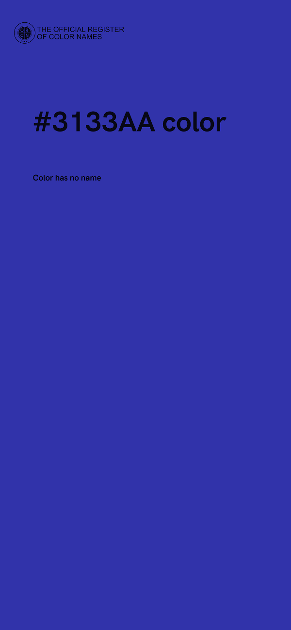 #3133AA color image