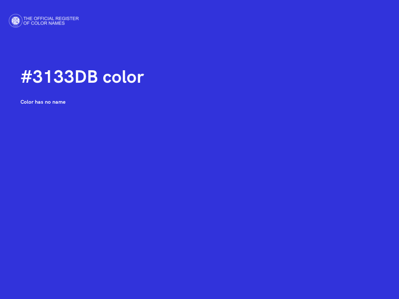 #3133DB color image