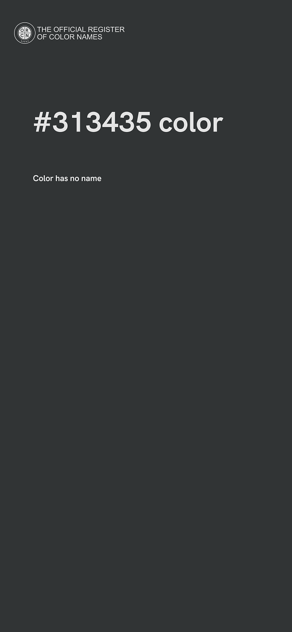 #313435 color image
