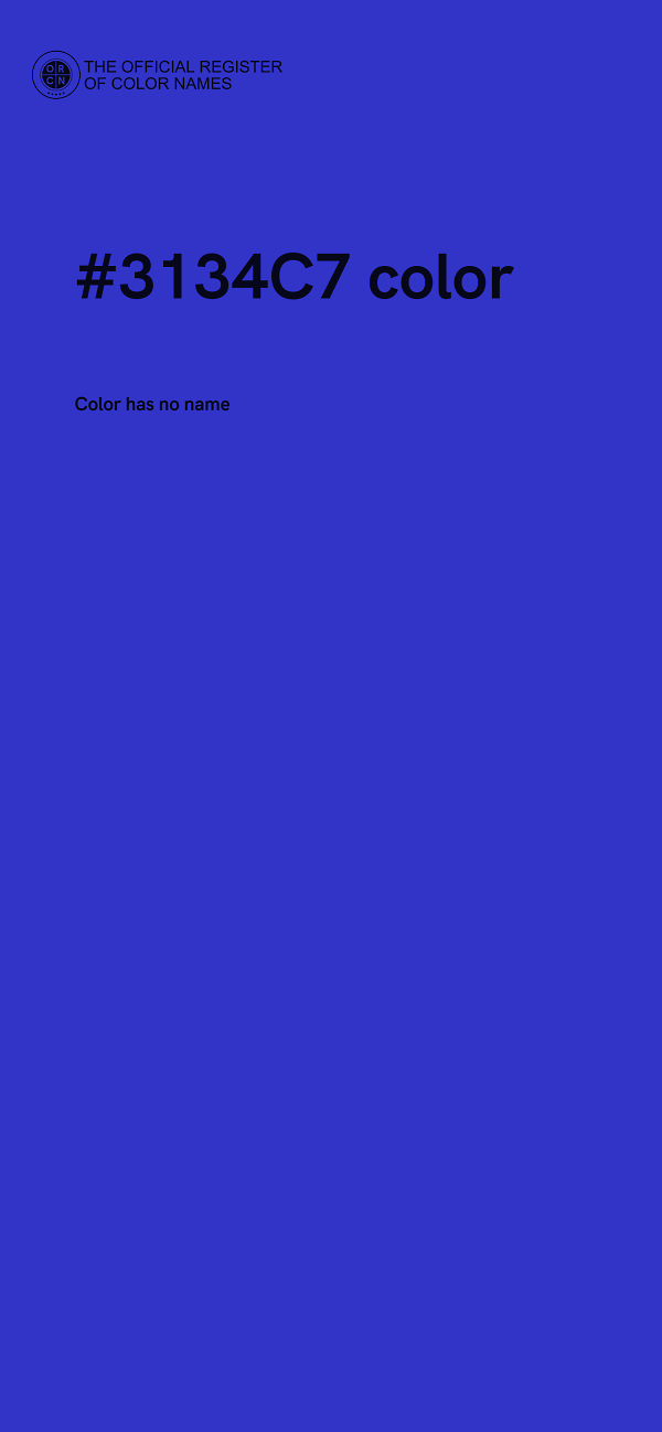 #3134C7 color image