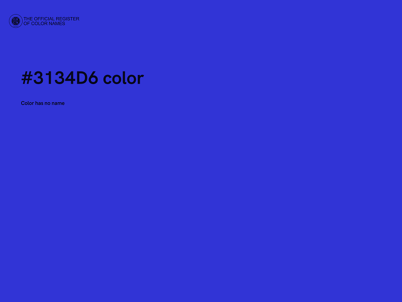 #3134D6 color image