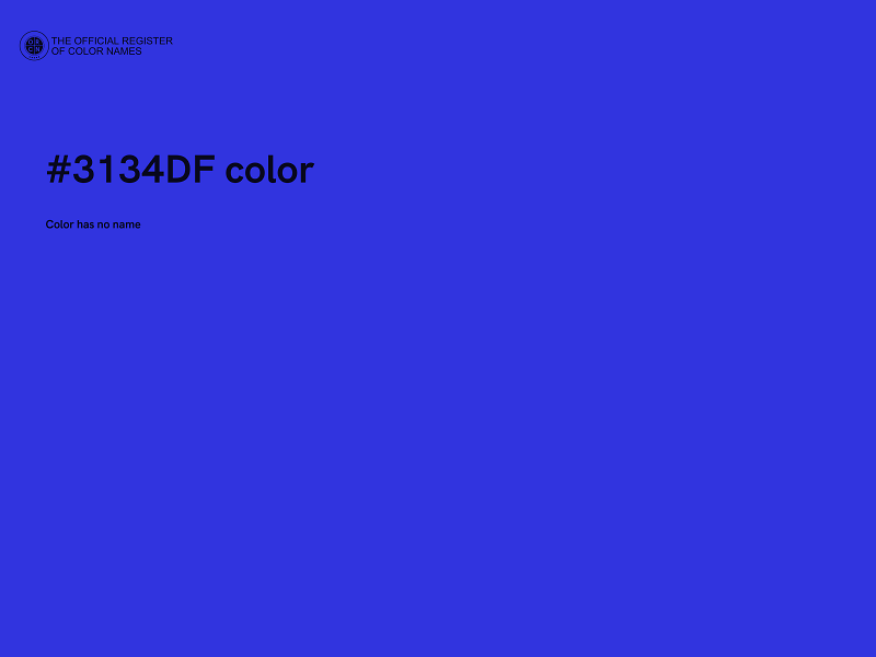 #3134DF color image