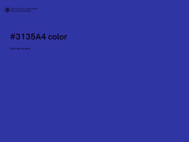 #3135A4 color image