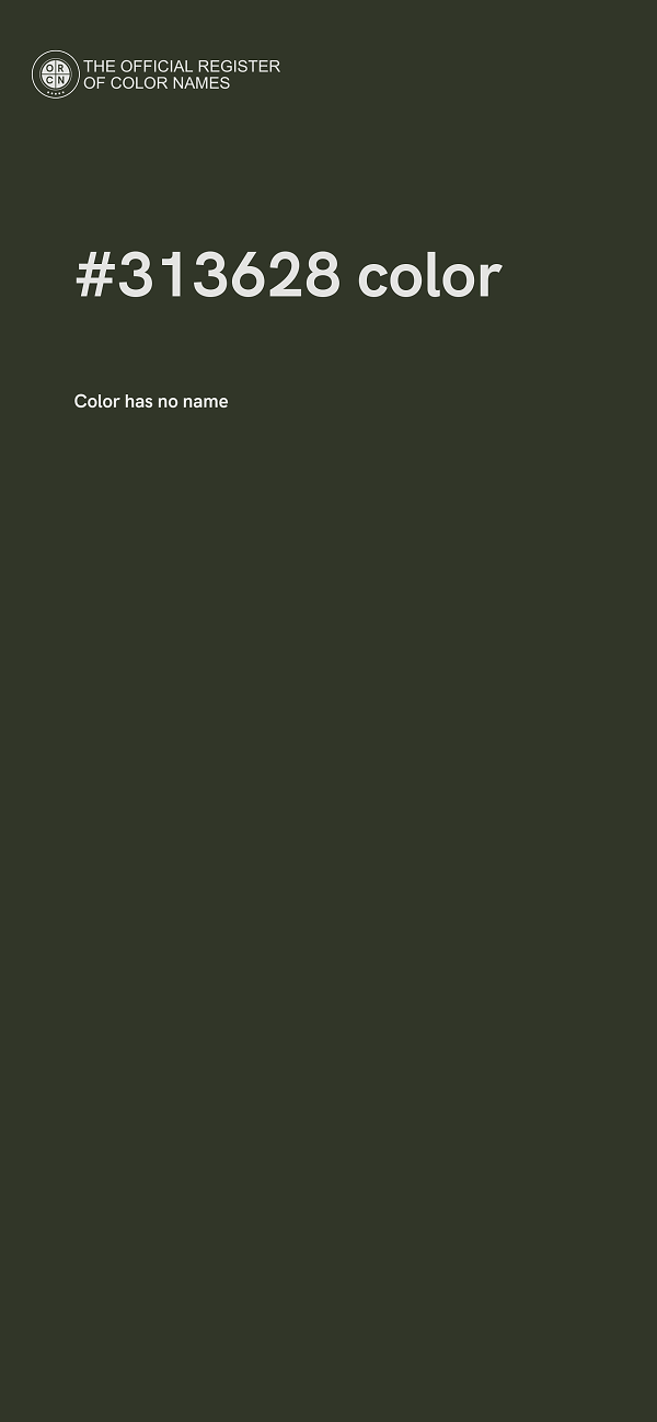 #313628 color image