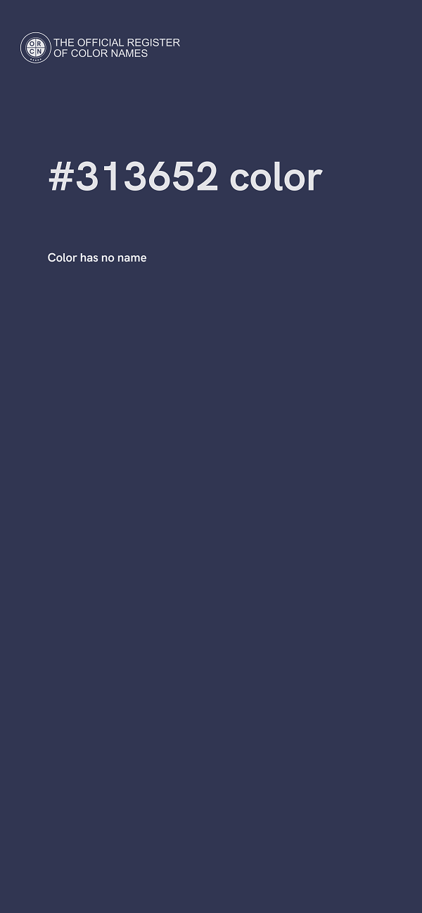 #313652 color image