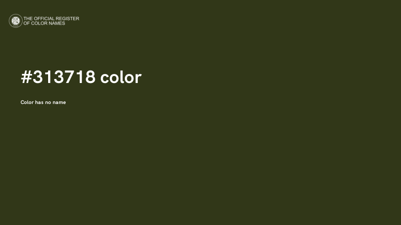 #313718 color image