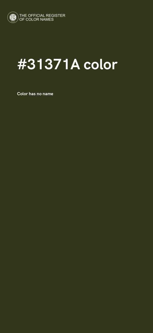 #31371A color image