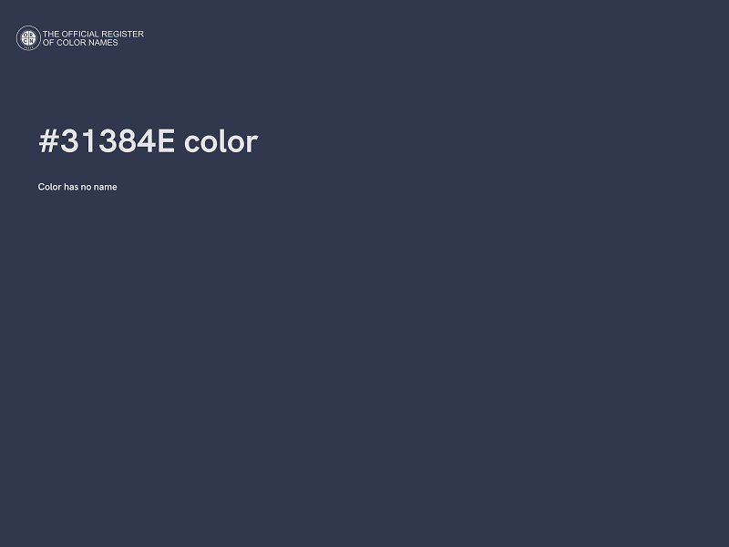 #31384E color image