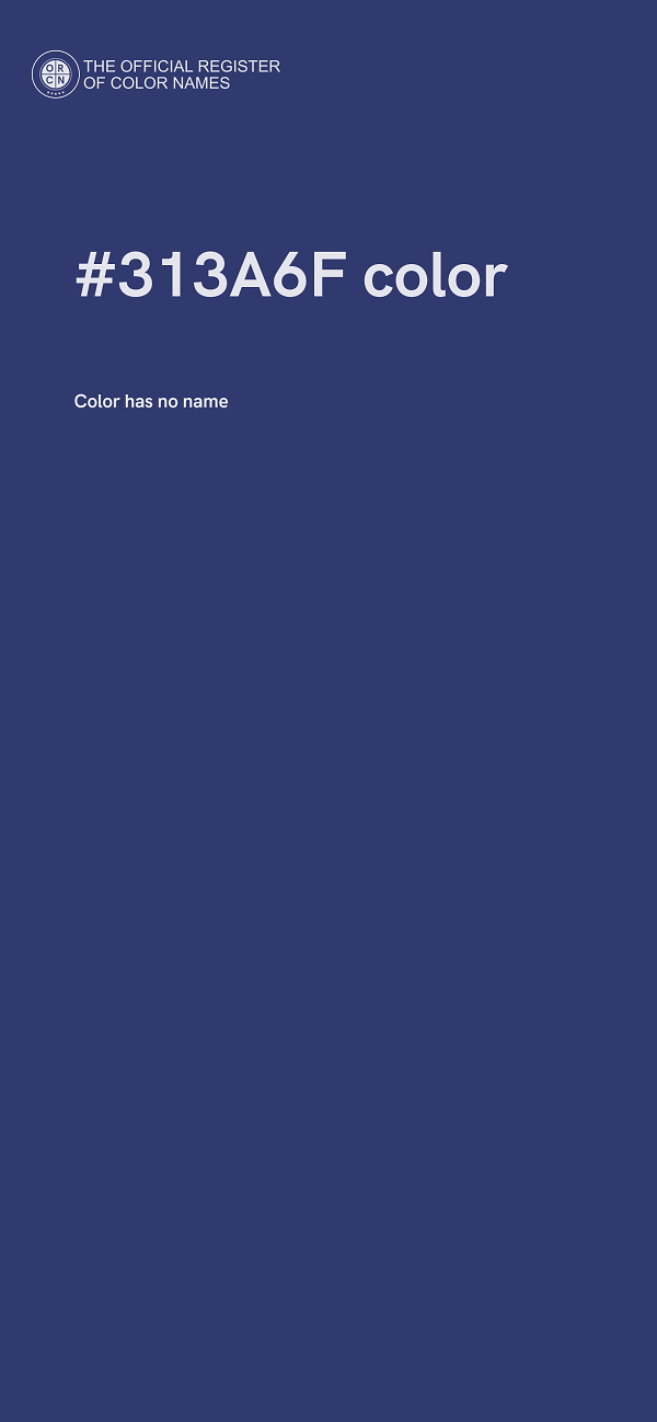#313A6F color image