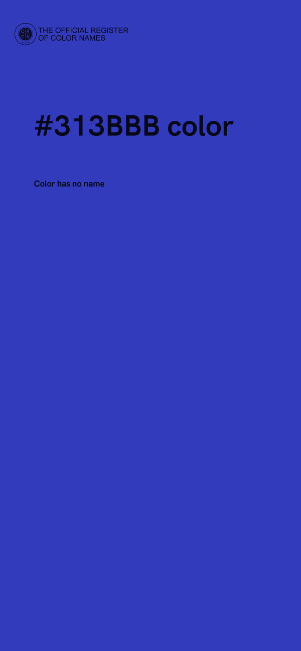#313BBB color image