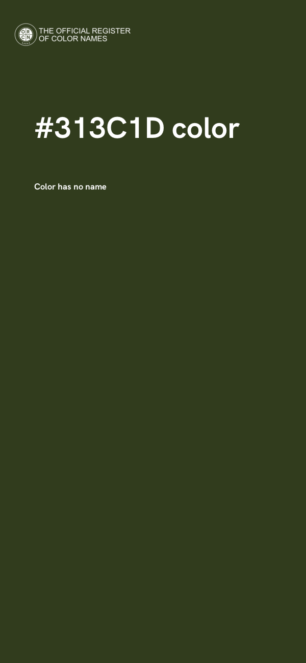 #313C1D color image