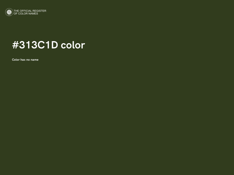 #313C1D color image
