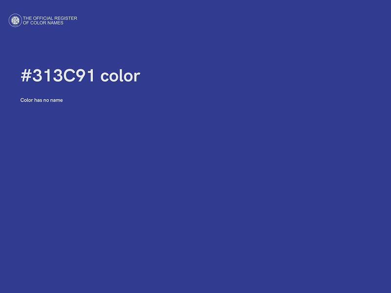 #313C91 color image