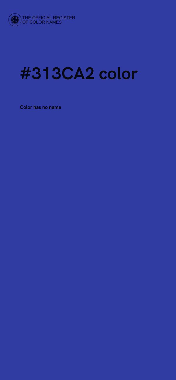 #313CA2 color image