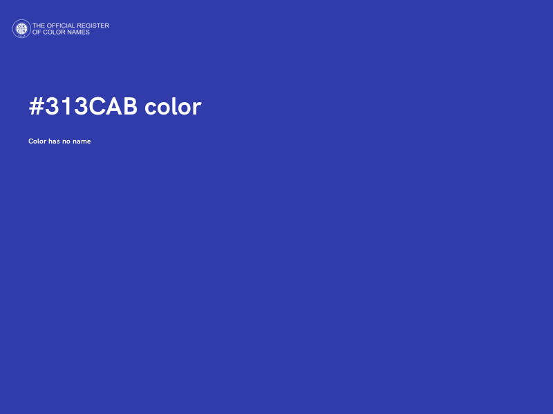 #313CAB color image