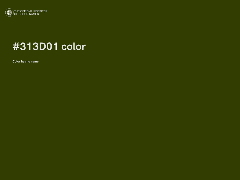 #313D01 color image