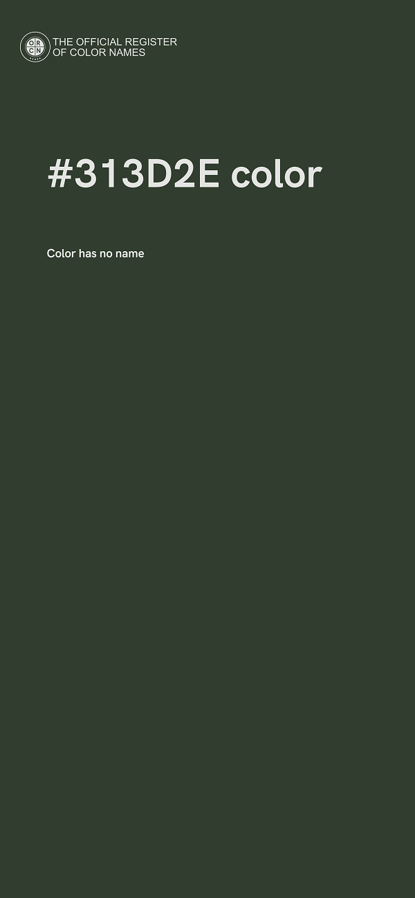 #313D2E color image