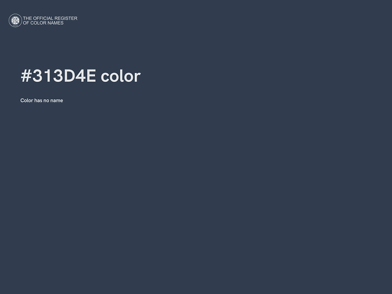 #313D4E color image