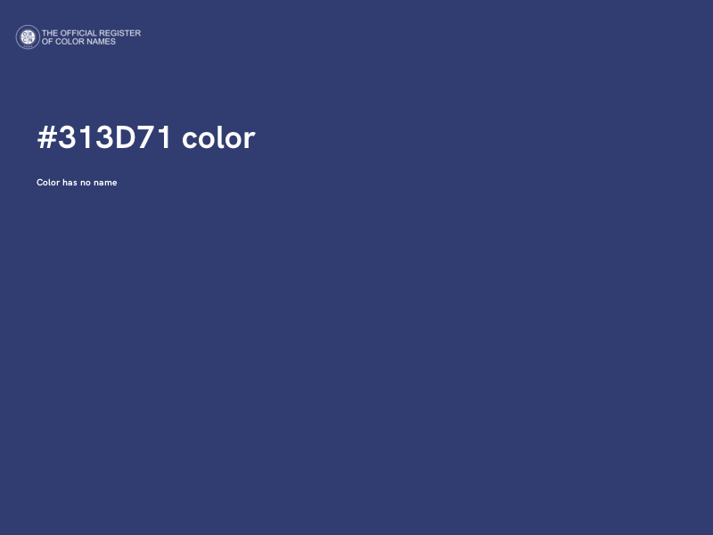 #313D71 color image
