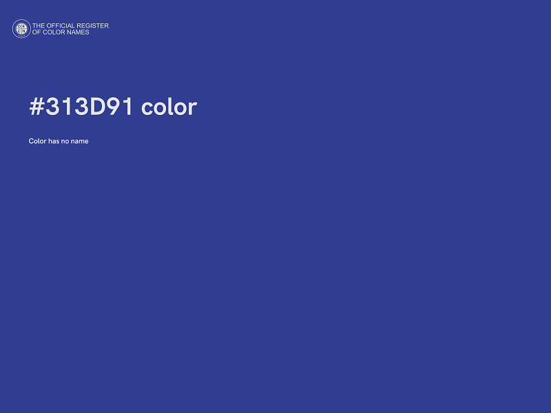 #313D91 color image