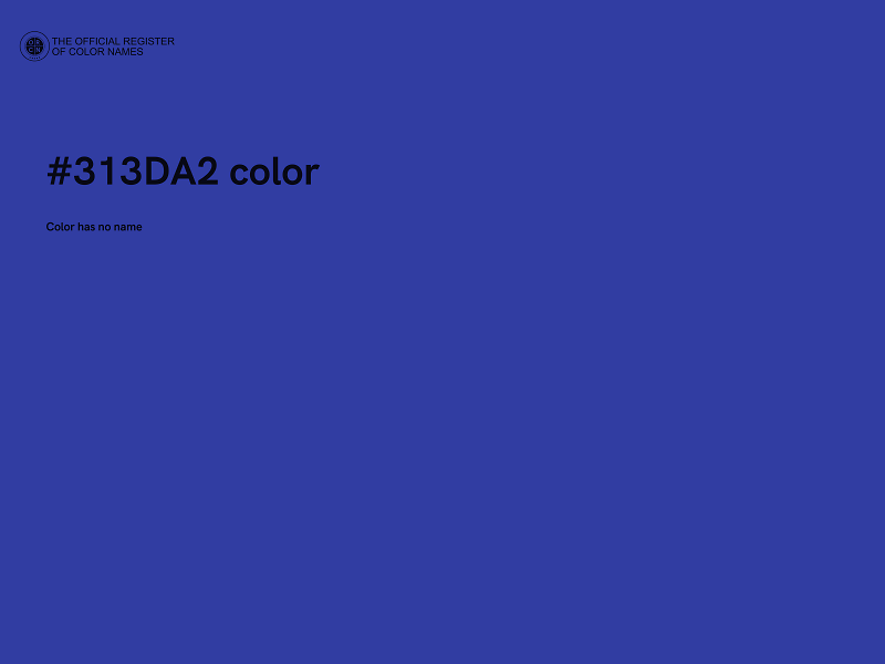 #313DA2 color image