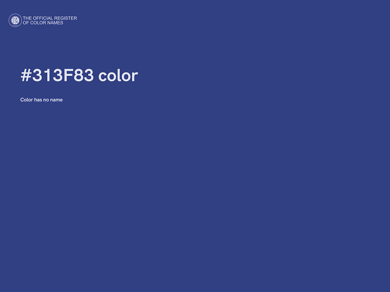 #313F83 color image