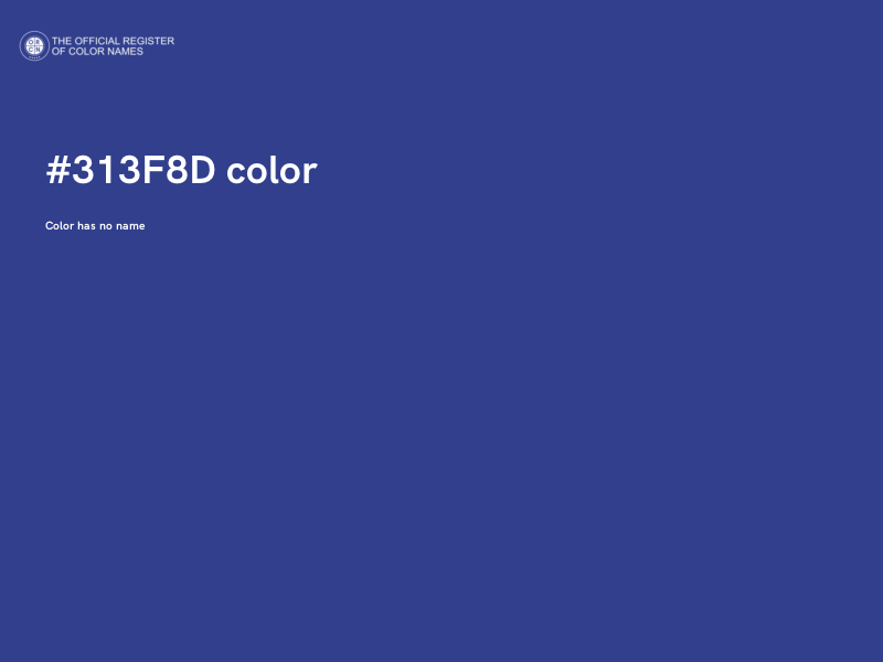 #313F8D color image