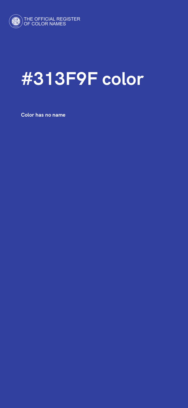 #313F9F color image