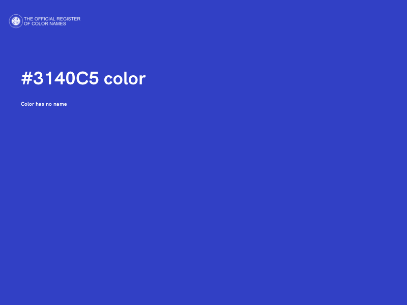 #3140C5 color image
