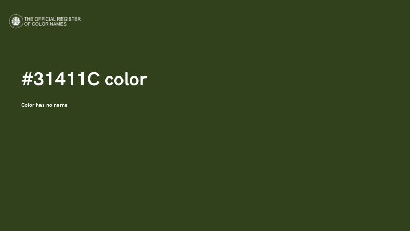 #31411C color image