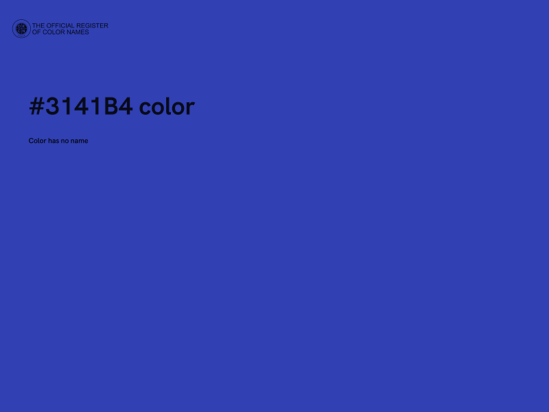 #3141B4 color image