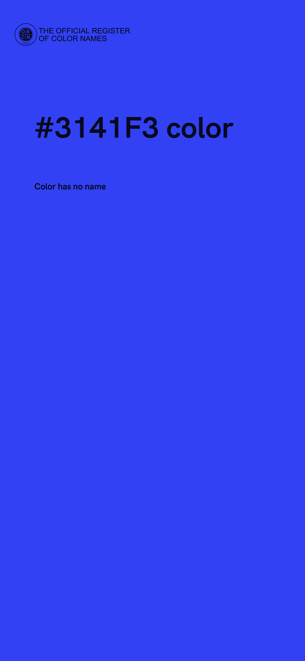 #3141F3 color image