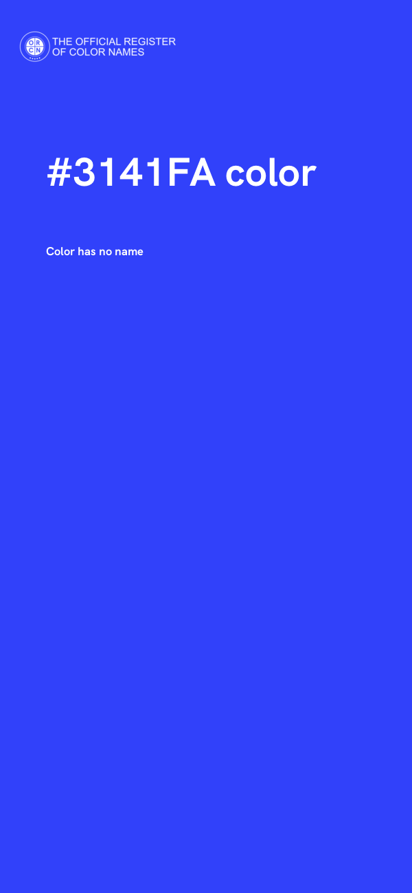 #3141FA color image