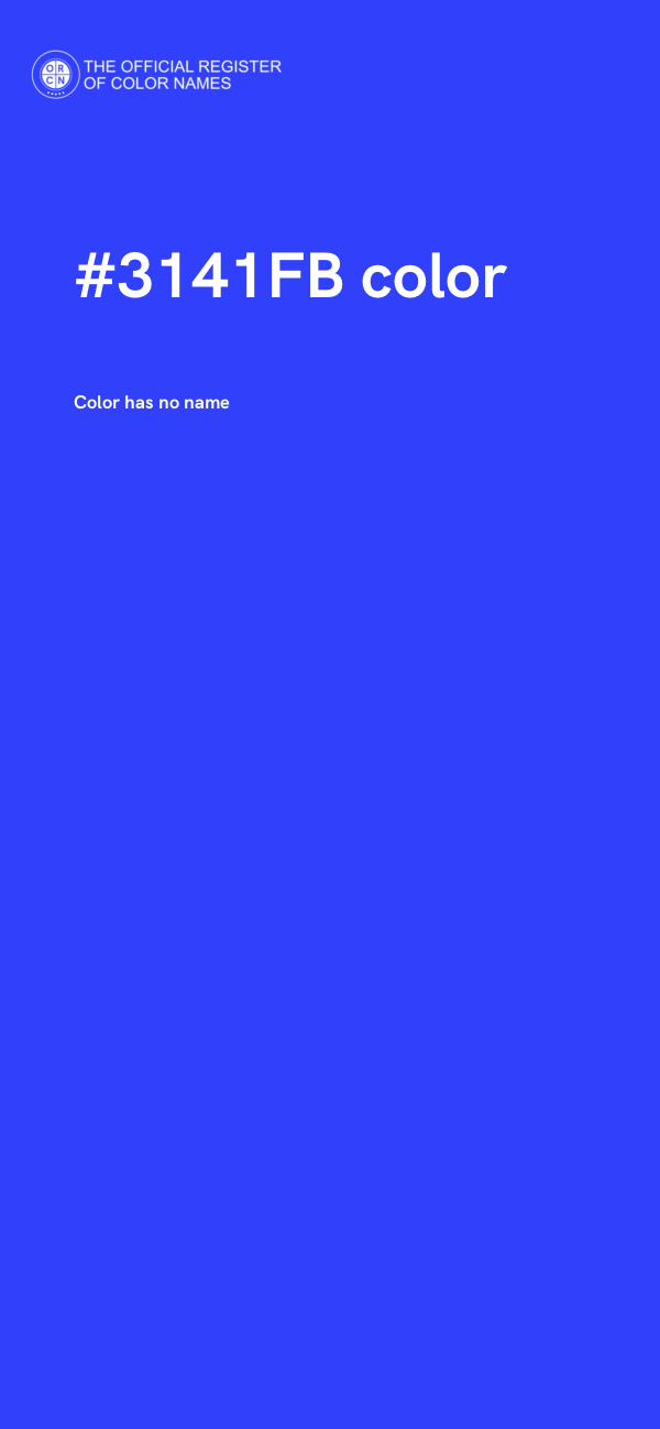 #3141FB color image
