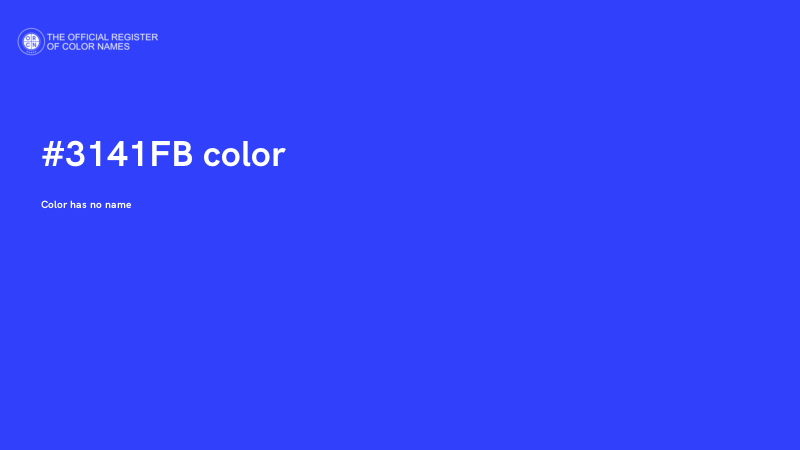 #3141FB color image