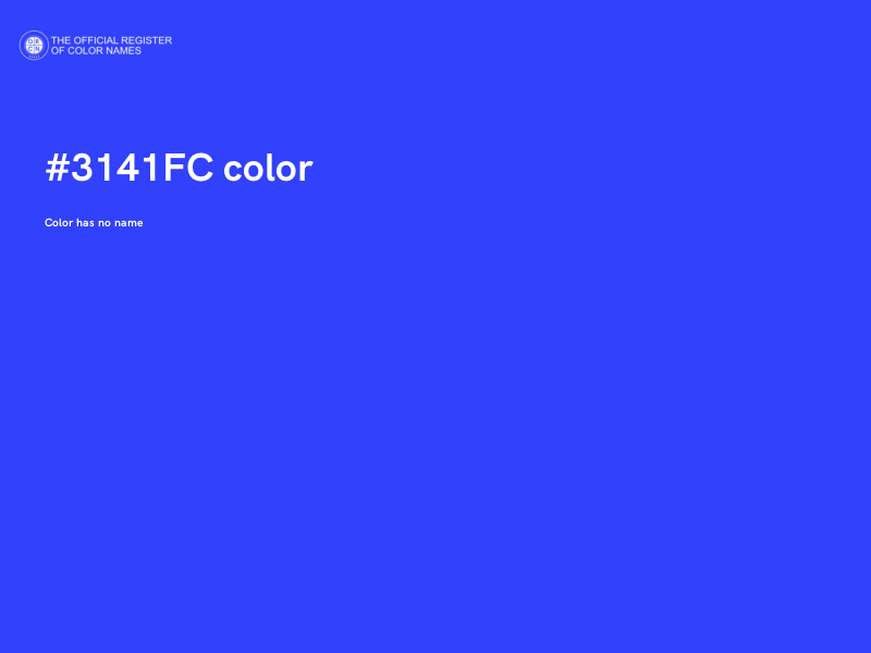 #3141FC color image