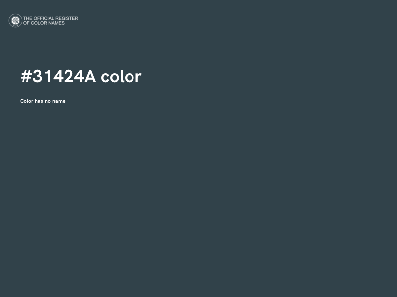 #31424A color image
