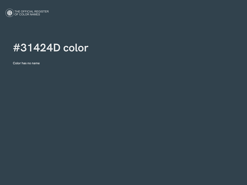 #31424D color image