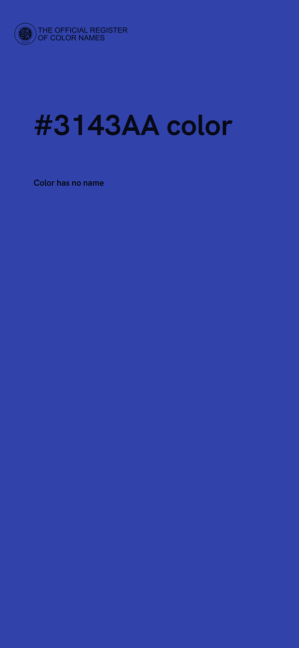 #3143AA color image